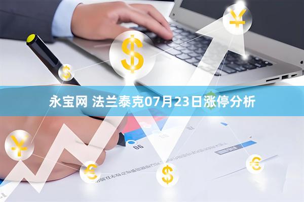 永宝网 法兰泰克07月23日涨停分析